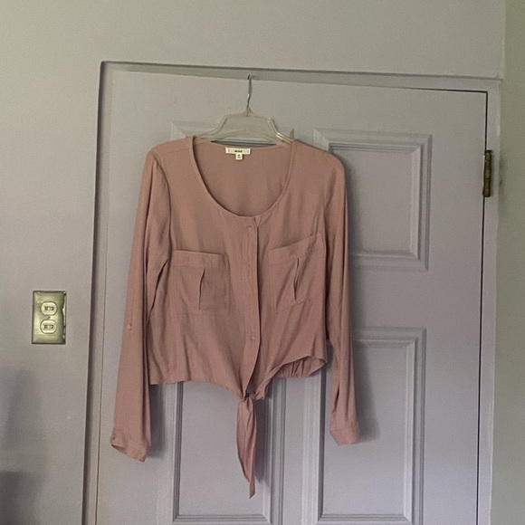 Dust Pink Blouse Size Medium - Picture 1 of 4